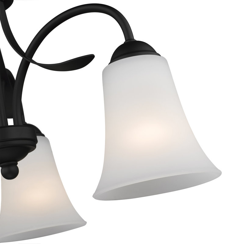 Lustre classique / traditionnel à 3 lumières Bullis, Noir