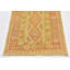 Tapis intérieur de la laine 2 pi 9 po x 4 pi one-of-kind-noué la main Elland