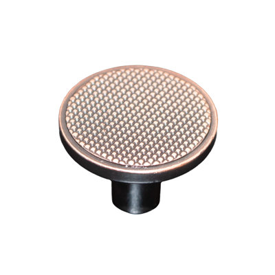 Twin Knurl 1 1/8" Diameter Circle Knob