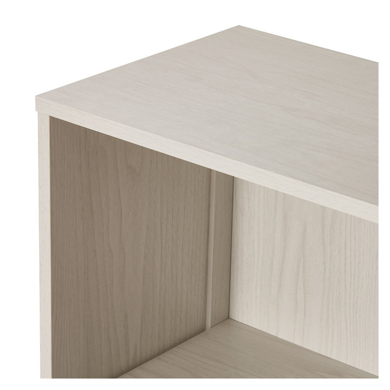 68 po de hauteur, bibliothèque blanche, étagère de rangement large à 5 niveaux pour salon et bureau