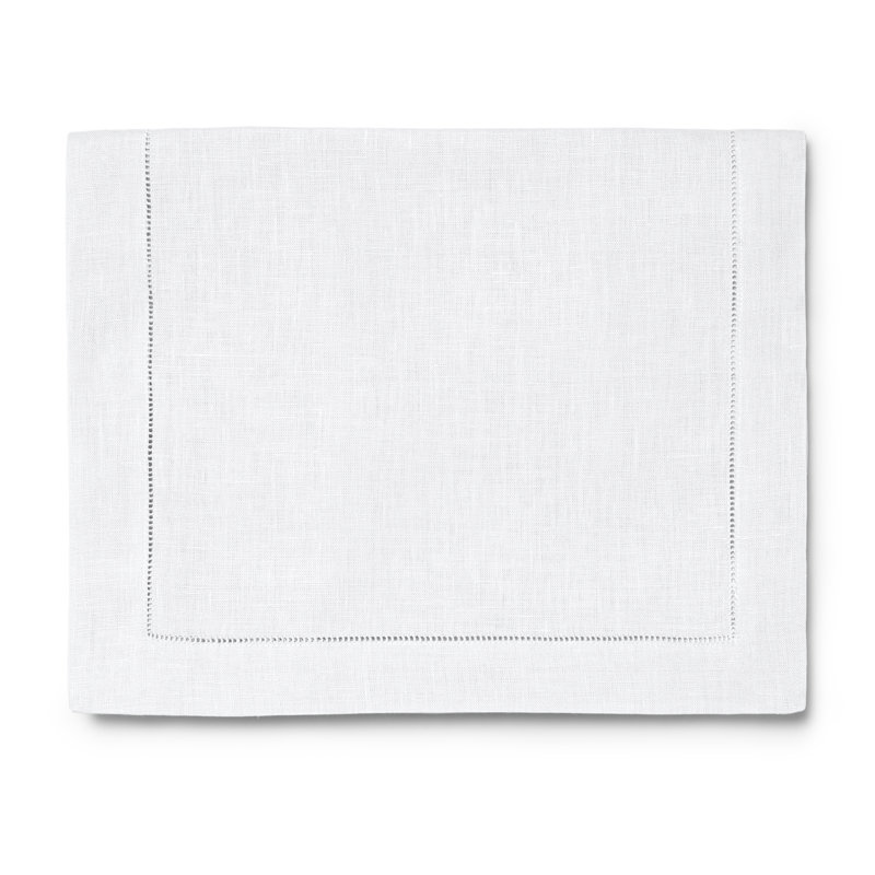 Festival Handmade Tablecloth, 140" x 66", White