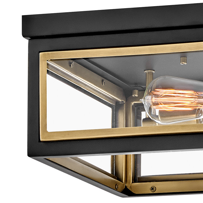 Shaw Glass Flush Mount