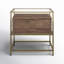 Table de chevet 2 tiroirs Vicini