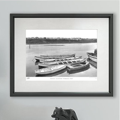 Hayle, Clifton Terrace 1927 - Single Picture Frame Print