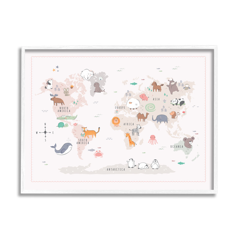 Art de la giclée, art de la faune, art de la faune, H 11 po x l 14 po x P 1,5 po, Giclée encadrée blanc bord de mer