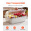 Distributeur de condiments pour comptoir 4 plats avec couvercle