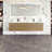 Mattigan 71'' Double Bathroom Vanity with Solid Surface Top