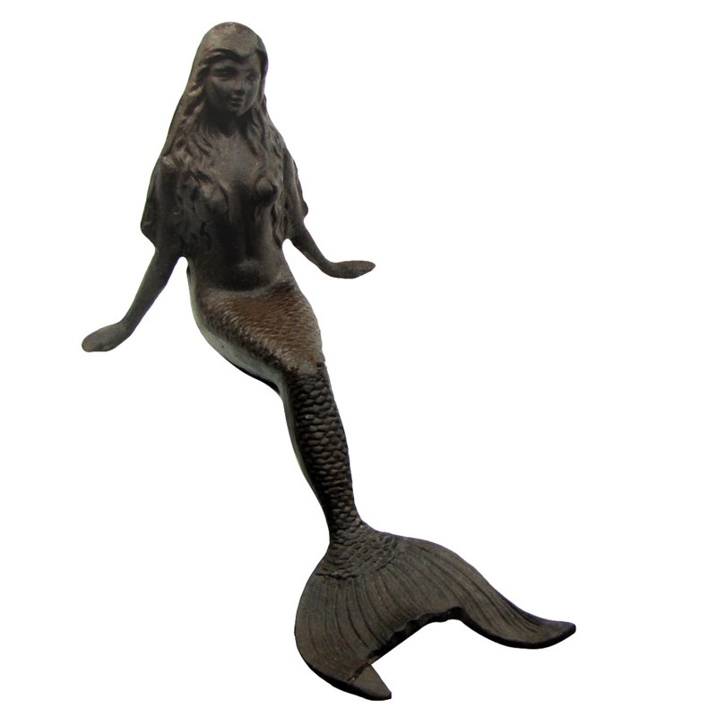Statue sirène en métal Avendano