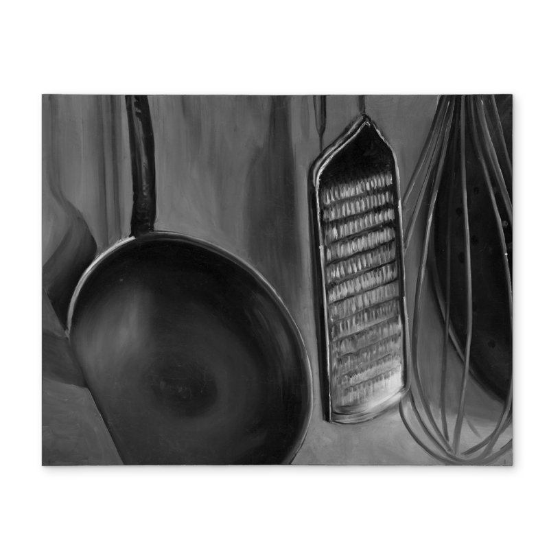 Napperon gastronomique gris pour la cuisine | Chef Tools Home Decor
