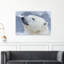 Gentle Polar Bear Feather Delicate Peaceful Serene Bear Nature Portrait Wall Art Print-751738082