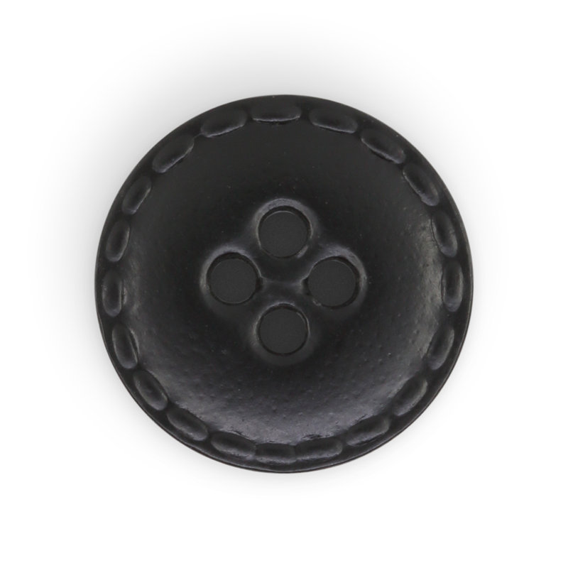 Bouton rond en cuir recyclé Dritz