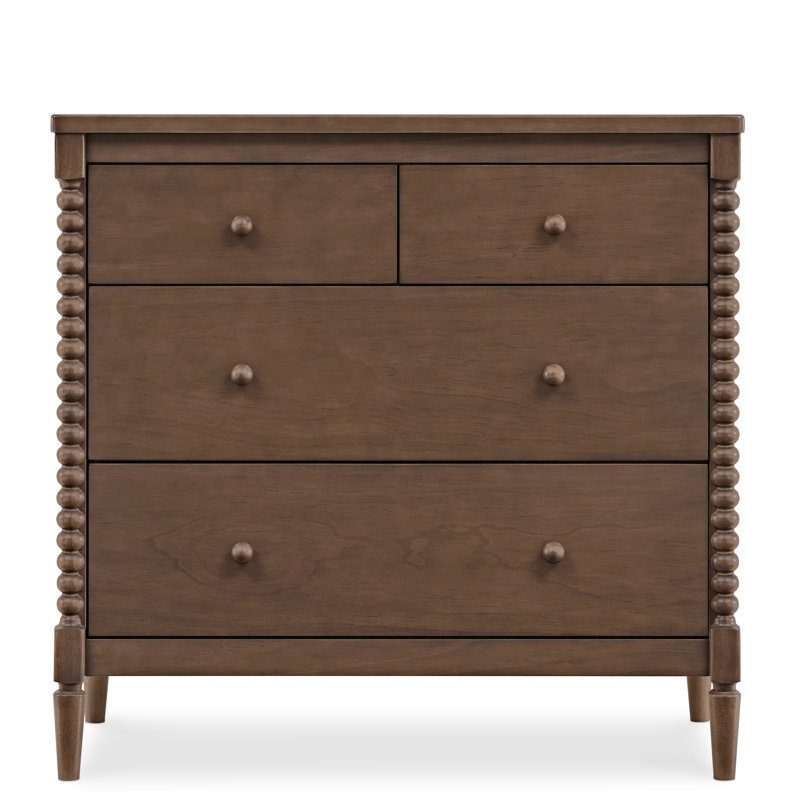 Saint Changing Table Dresser, Teak Brown