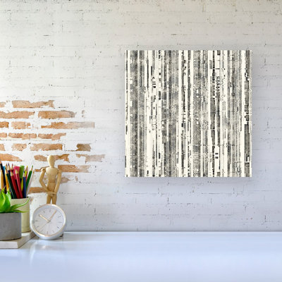 Washed Out Pattern - Wrapped Canvas Print