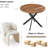 Alana 37-Inch Round Table With Armchairs-106912976