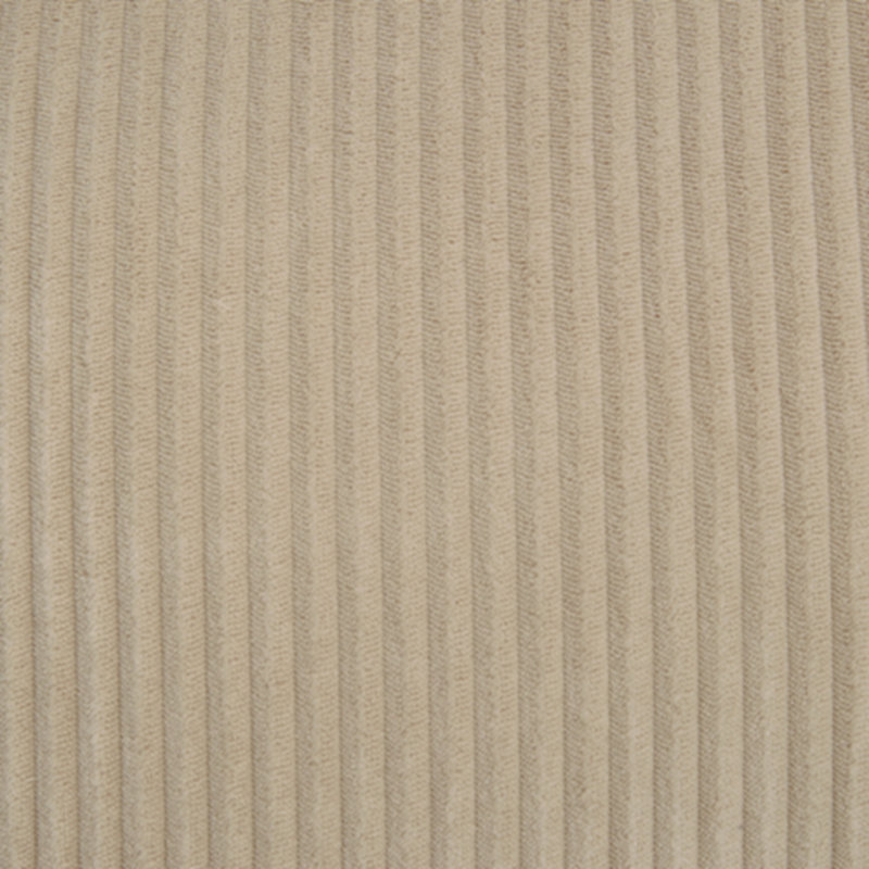Fauteuil pivotant Fadel, Velours côtelé beige