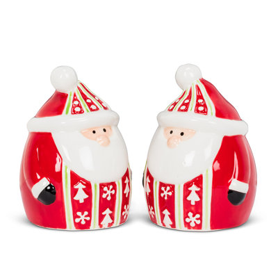 Ensemble salière et poivrière MDR Trading Inc. Jolly Santa