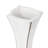  Bouchet 26" Tall Handmade Whimsical Gourd White Floor Vase-1831579505