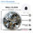 Modern Artistic Wall Clock Decorative Home Design Art - 12'' Modern Glass Wall Clock