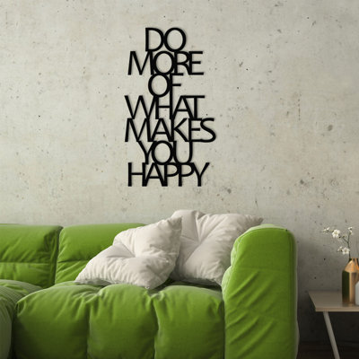 Accessoire mural élégant en métal, finition noire, 16,1 po x 27,6 po | 100% métal, épaisseur: 0,06 pouce | Art mural durable, facile à accrocher avec cintre intégré | Parfait pour la décoration intérieure et les intérieurs modernes