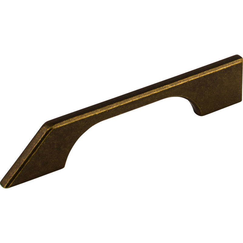 Tapered Bar pull, German Bronze, 5" Center to Center