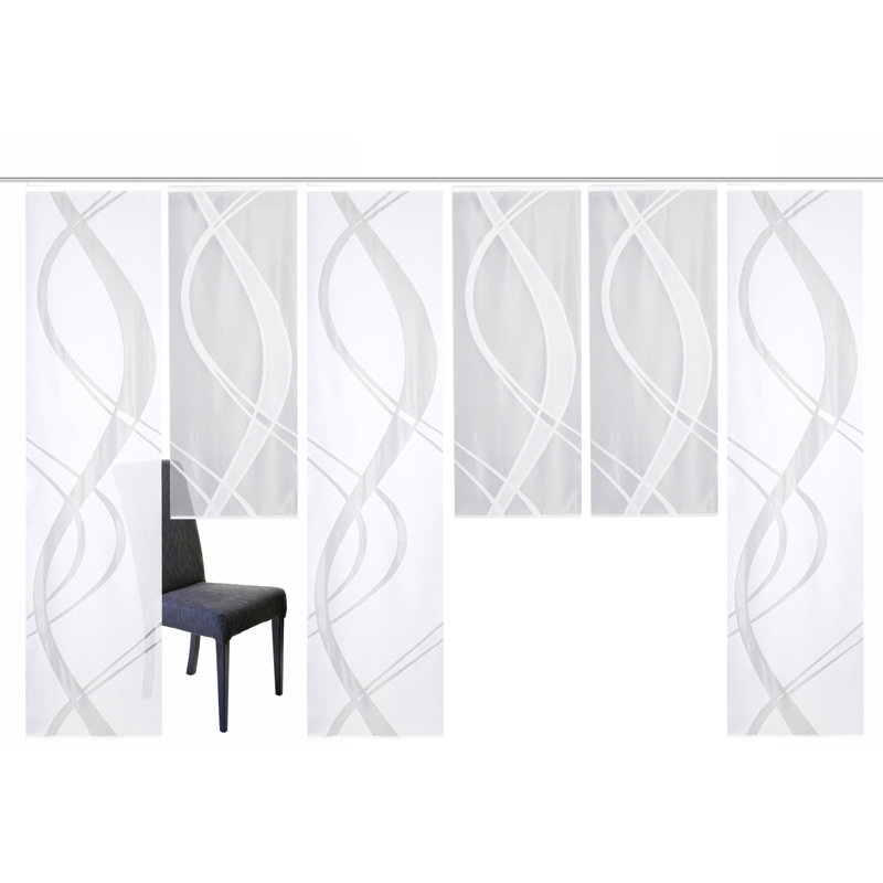 Mccourt Semi Sheer Curtain Panel Pair, Width 57 x Drop 245 cm