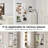 Full Length Wall Mounted Full Body Mirror With Shelf And Hooks, Multifunctional Design For Bedroom, Living Room, Or Entryway, White | Gift Idea