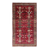 One-of-a-Kind 5'5"x10'3" Area Rug in Red /Beige/Navy Blue
