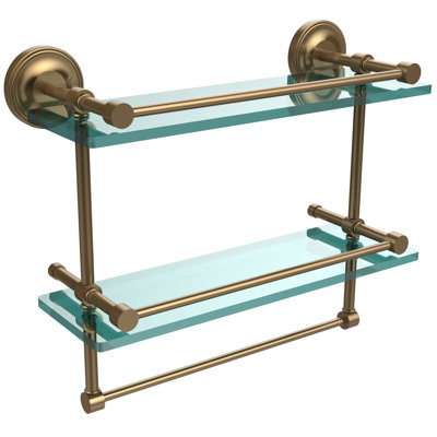 Alcott 2 Piece Tiered Shelf with Towel Bar