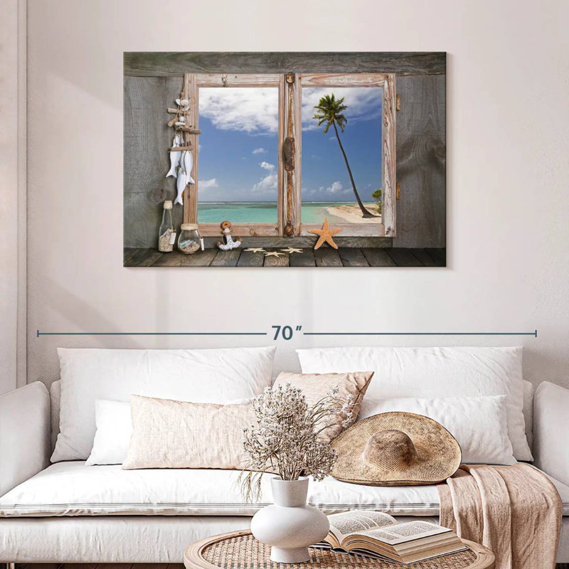 Lilie Nautical Themed Window, 30" H x 45" W