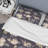 Watercolor Peonies Painting Polyester Floral Duvet Cover Set