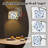 Arc Floor Lamp Blue White hand painted batik abstract Palampore Flowers leaves Floor Lamps with Remote LED Lights Adjustable Lamp Shades Tall Standing Lamps for Reading Office Living Room