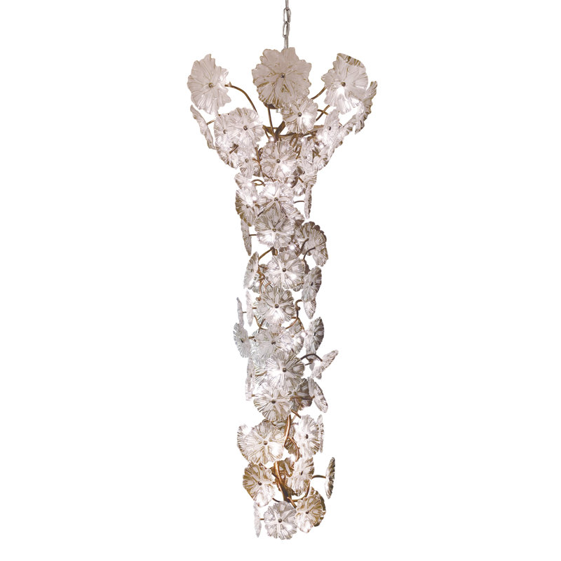 Lustre géométrique unique à 30 lumières