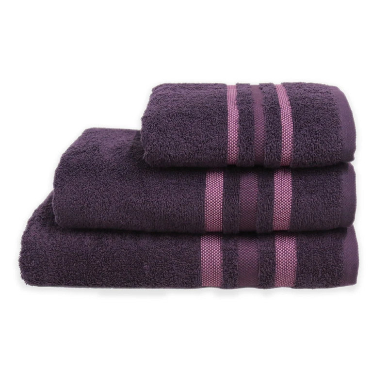 Cotton Hand Towel, Obergine