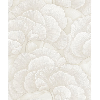 Embroidered Ginkgo Wallpaper