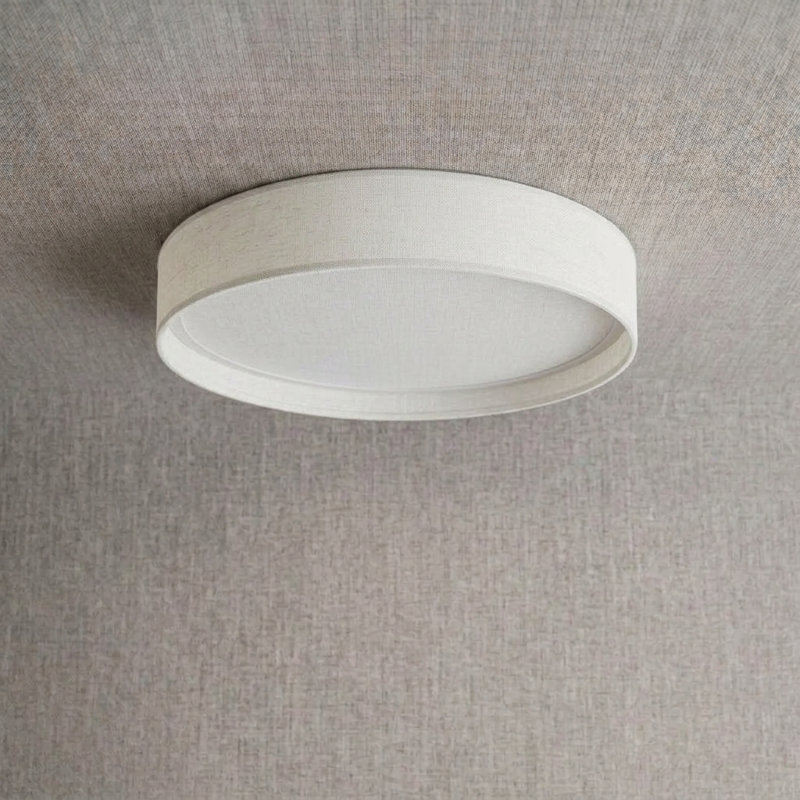 Plafonnier encastré DEL de 20 po et 48 W avec abat-jour en tissu et tube cathodique 5CCT