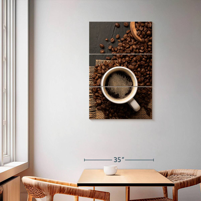 Yarlin Beans To Espresso, 57" H x 36" W