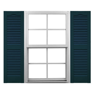 Mid-America Louvered Shutters (Set of 2)