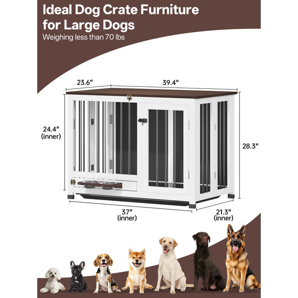Tucker Murphy Pet 39 4 Dog Crate Furniture Photo Inspiration