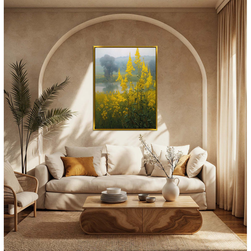 Yellow Royalty 3 - Framed, Medium