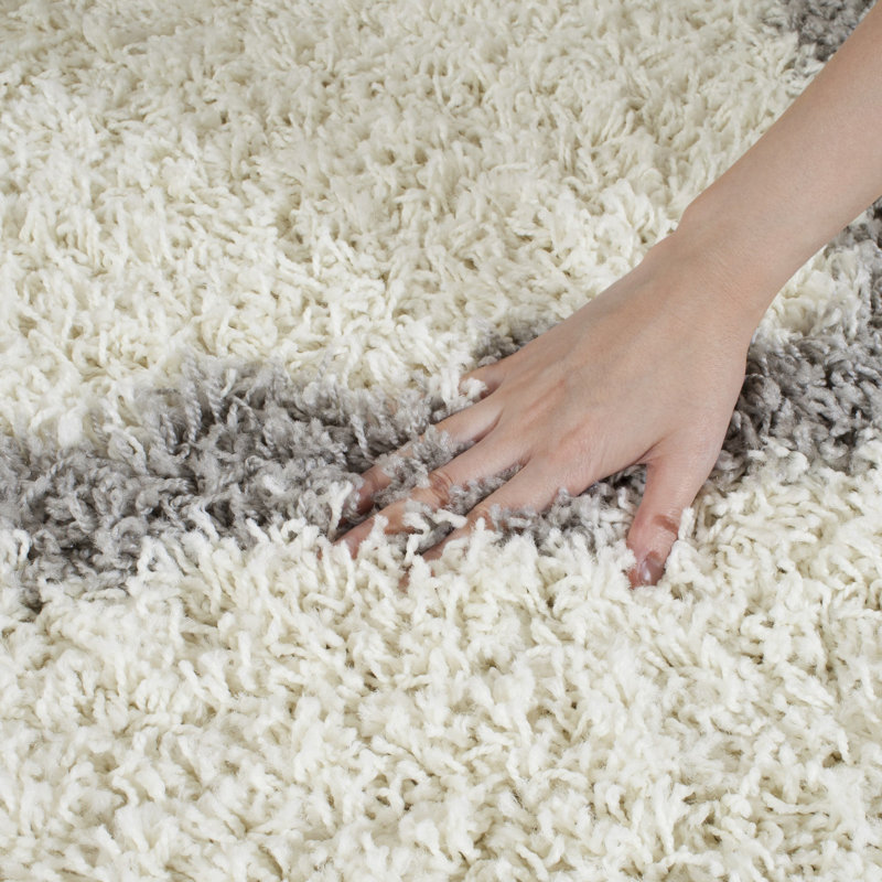 Rosalind Geometric Hand Woven Area Rug, Rectangle 91 x 152cm