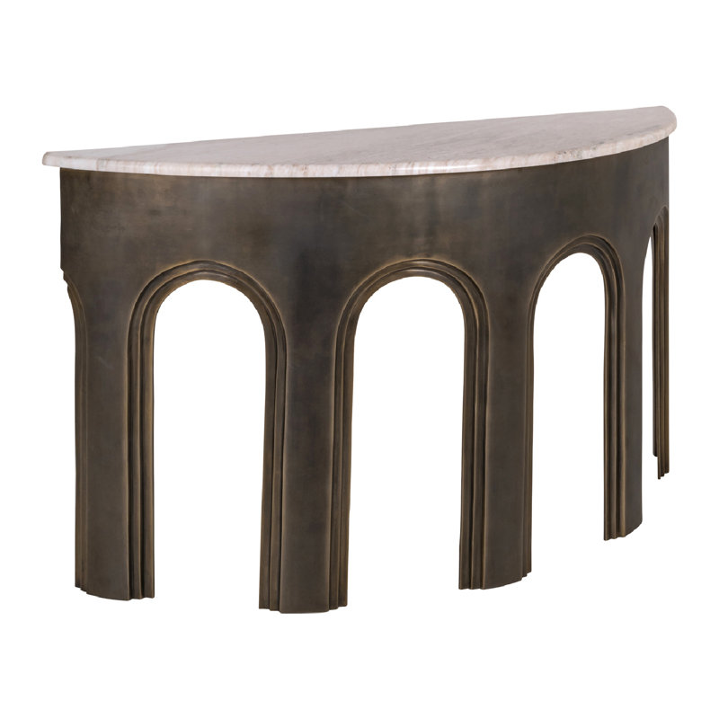 Console Table 55'' W Marble Console Table