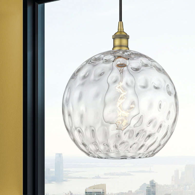 Luminaire suspendu sphère 1 lumière Cindi