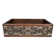 33" Hammered Copper Apron Front Single Basin Kitchen Sink w/ Scroll Design and Nickel Background