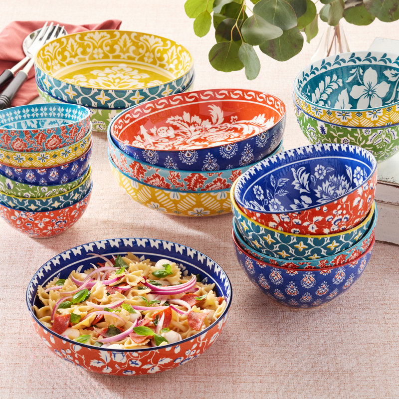 Ensemble de 6 bols à pâtes Panache 6 pièces de 9,25 po de diamètre x 2,25 po de 40 oz