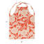 Tablier croisé en coton avec motif floral