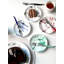 Assiette à hors-d'œuvre en porcelaine tendre de 6,5 po Marble, ensemble de 4