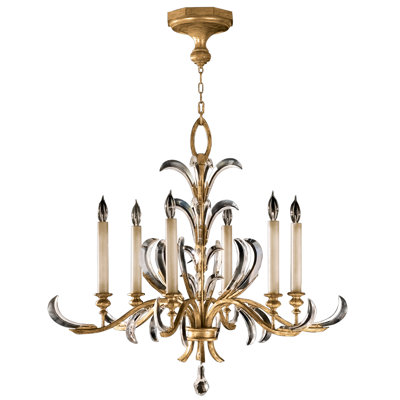 Beveled Arcs 6 - Light Chandelier