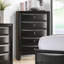 Ensemble de chambre à coucher avec rangement 4 pièces Rodnecia Anastasie-1169610329
