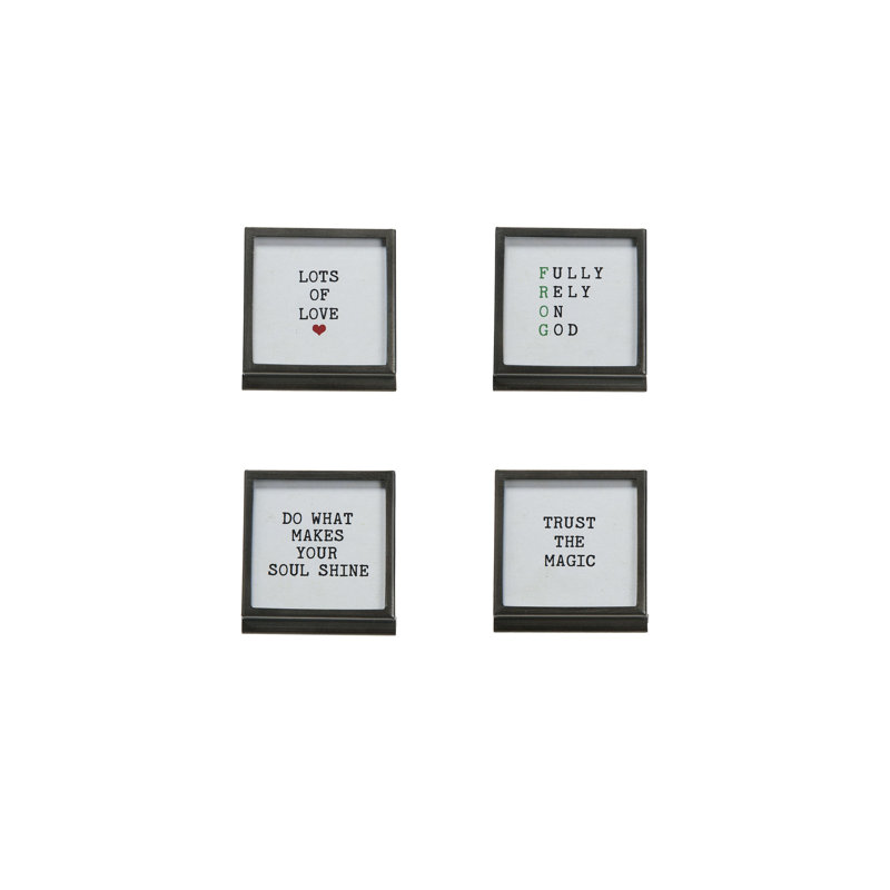 Caoimhe Metal Matte Picture Frame - Set of 4, Black