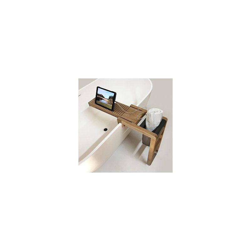 Organisateur de salle de bain en bambou